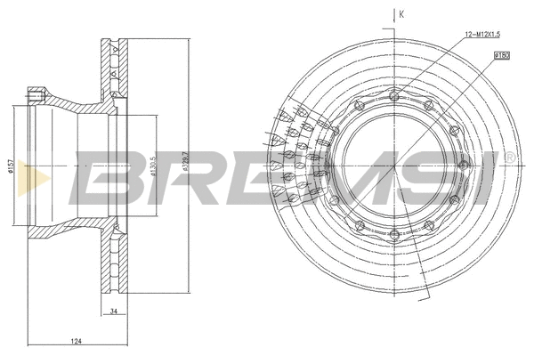 Brake Disc (CD5148V)