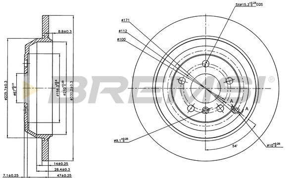 Brake Disc (CD7530S)