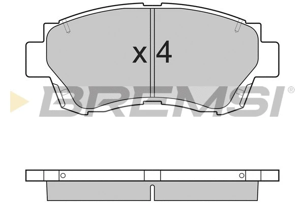 Brake Pad Set, disc brake (BP2635)