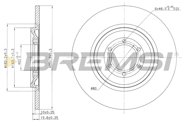 Brake Disc (CD6090S)