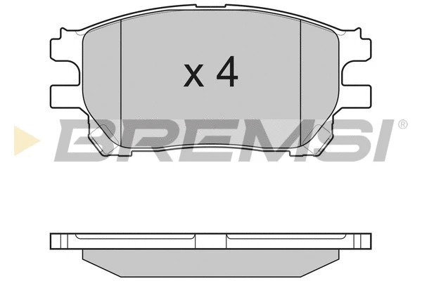 Brake Pad Set, disc brake (BP3191)
