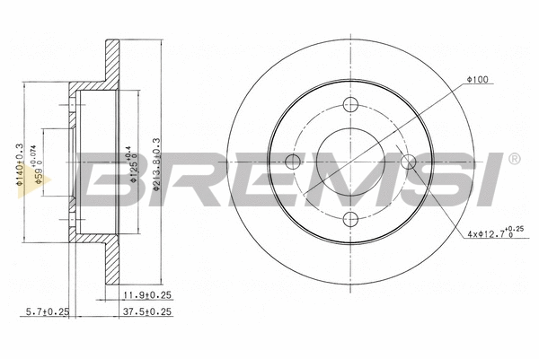 Brake Disc (CD6202S)