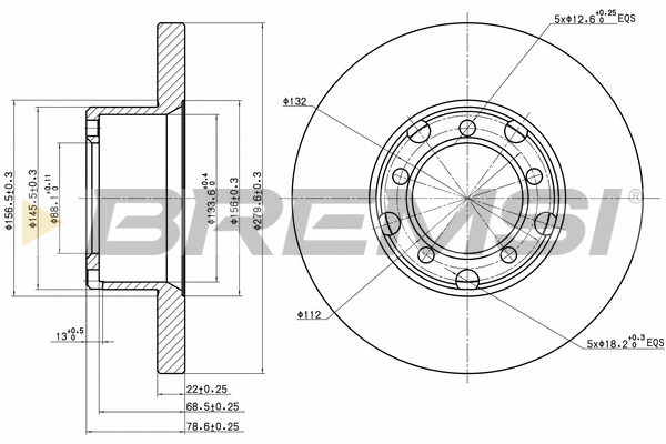 Brake Disc (CD6853S)