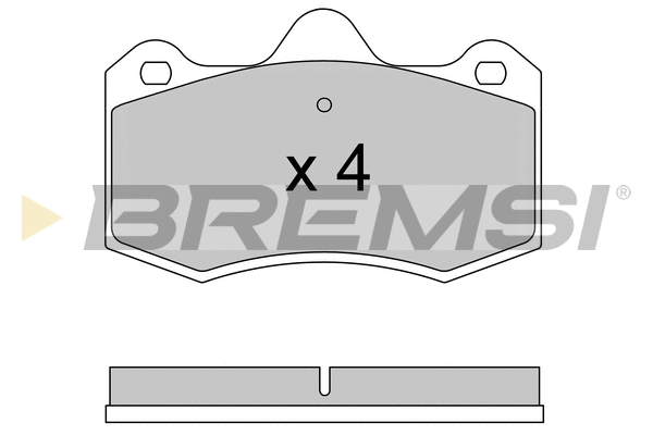 Brake Pad Set, disc brake (BP3617)