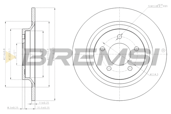 Brake Disc (CD7547S)