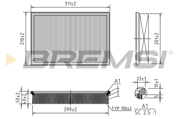 Air Filter (FA1598)