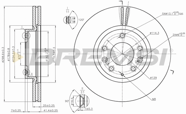 Brake Disc (CD7739V)