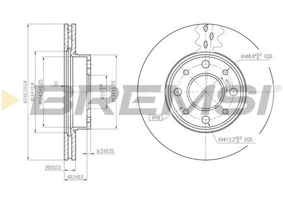 Brake Disc (CD6888V)