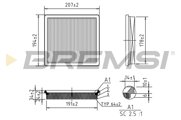Air Filter (FA0581)
