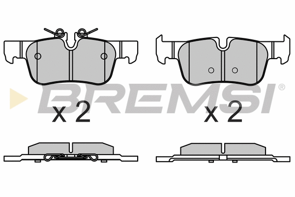 Brake Pad Set, disc brake (BP3633)