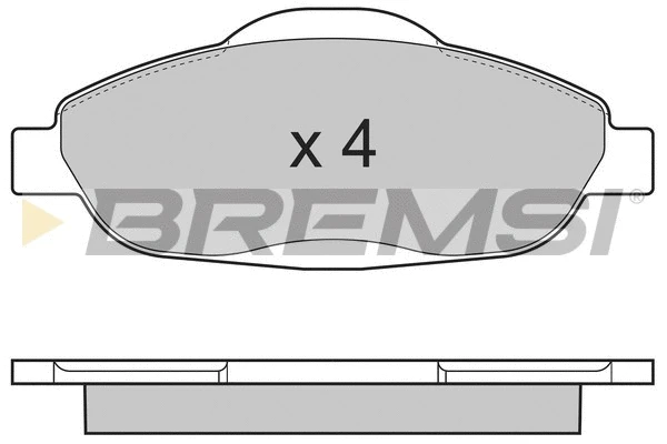 Brake Pad Set, disc brake (BP3364)