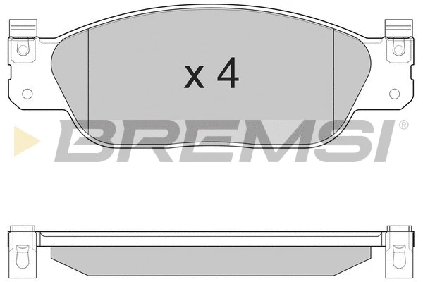 Brake Pad Set, disc brake (BP2933)