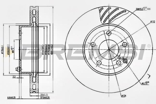 Brake Disc (CD7690V)