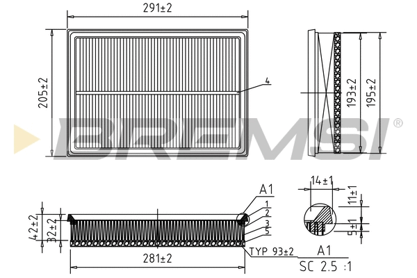 Air Filter (FA0622)