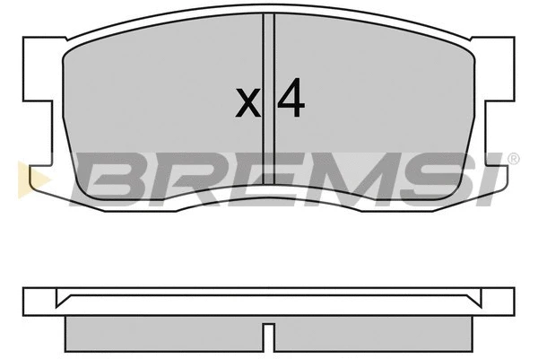 Brake Pad Set, disc brake (BP2244)