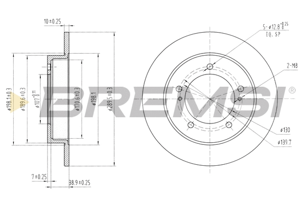 Brake Disc (CD6233S)
