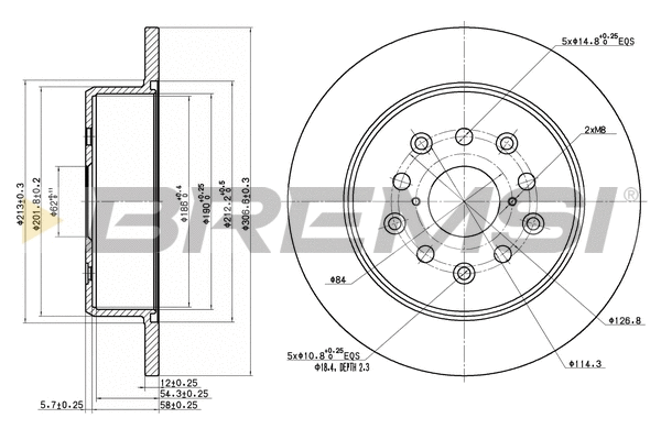 Brake Disc (CD7499S)