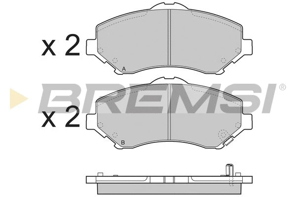 Brake Pad Set, disc brake (BP3396)