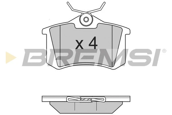 Brake Pad Set, disc brake (BP2806)