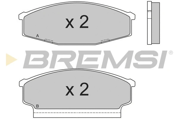 Brake Pad Set, disc brake (BP2408)