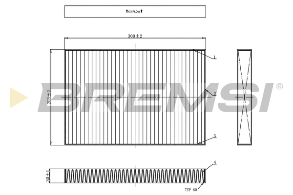 Filter, cabin air (FC0495)