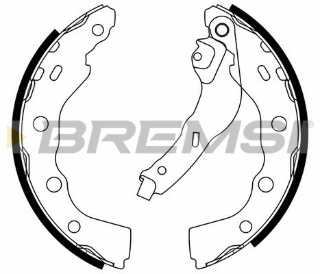 Brake Shoe Set (GF0823)