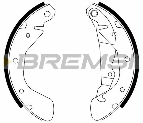 Brake Shoe Set (GF0353)