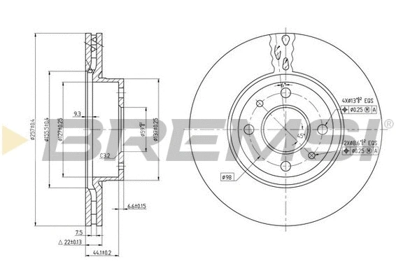 Brake Disc (CD6178V)