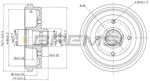 Brake Drum (CR5226)