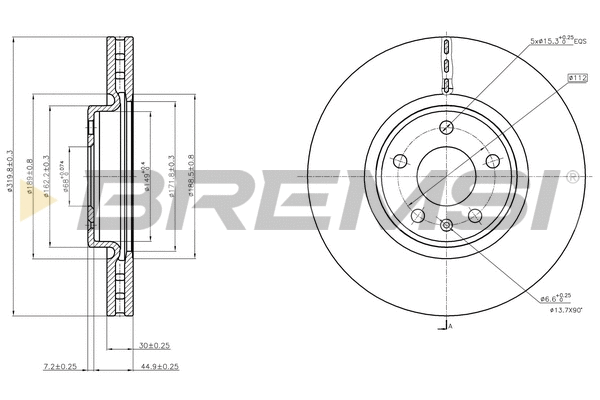 Brake Disc (CD7996V)