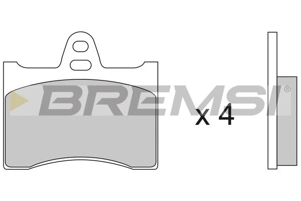 Brake Pad Set, disc brake (BP2117)