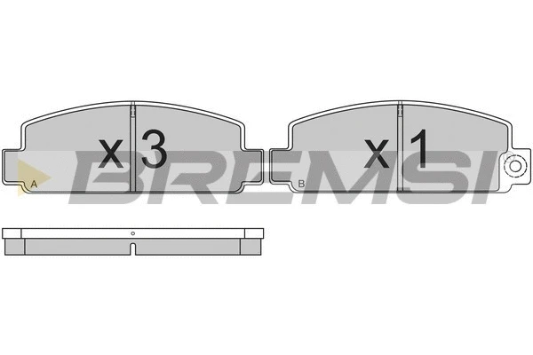 Brake Pad Set, disc brake (BP2183)