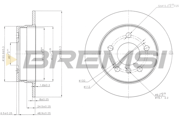 Brake Disc (CD7258S)