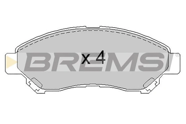 Brake Pad Set, disc brake (BP3874)