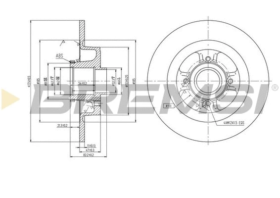 Brake Disc (CD7381S)