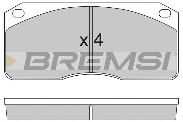 Brake Pad Set, disc brake (BP7238)