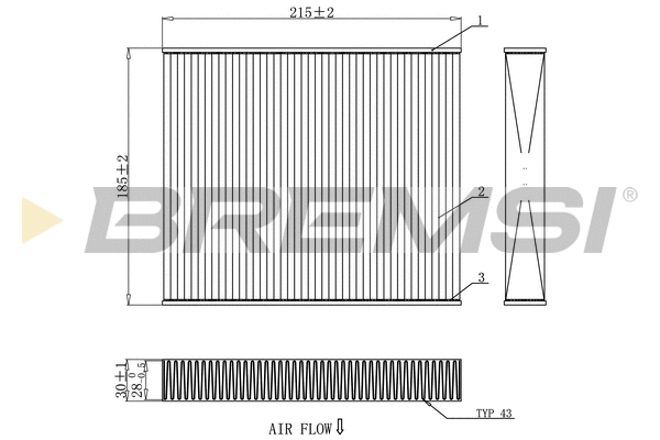 Filter, cabin air (FC0910)