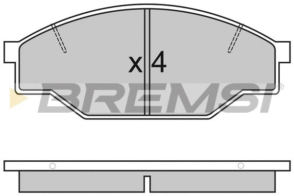 Brake Pad Set, disc brake (BP2322)