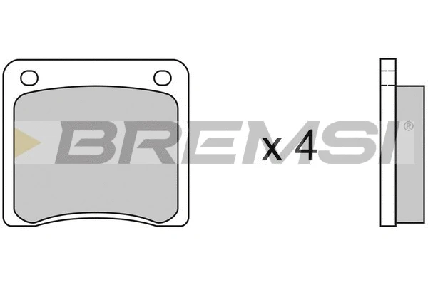 Brake Pad Set, disc brake (BP2081)