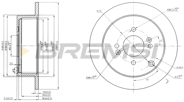 Brake Disc (CD7794S)