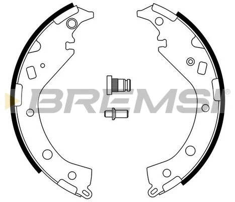 Brake Shoe Set (GF0954)
