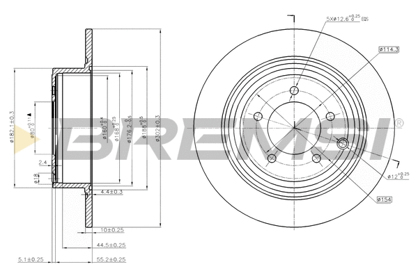 Brake Disc (CD7763S)