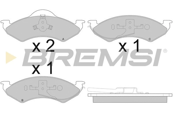 Brake Pad Set, disc brake (BP2919)