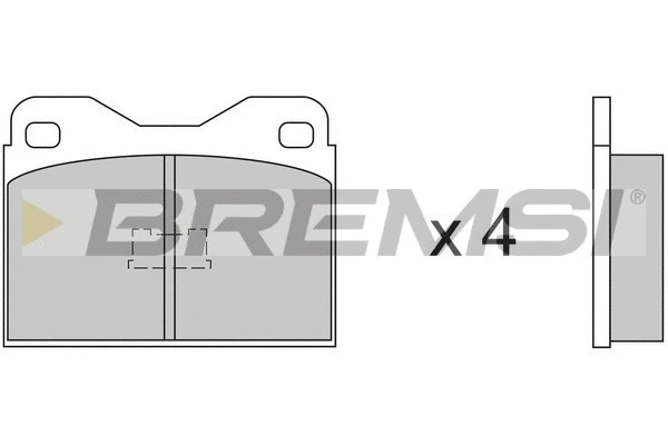 Brake Pad Set, disc brake (BP2135)