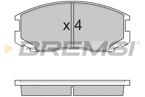 Brake Pad Set, disc brake (BP2732)