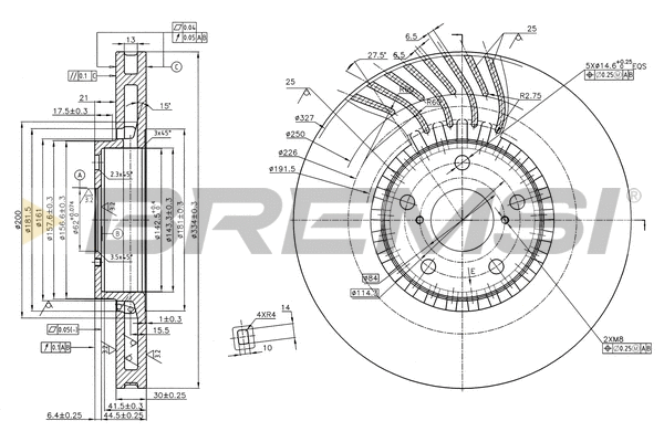 Brake Disc (CD7957VRD)