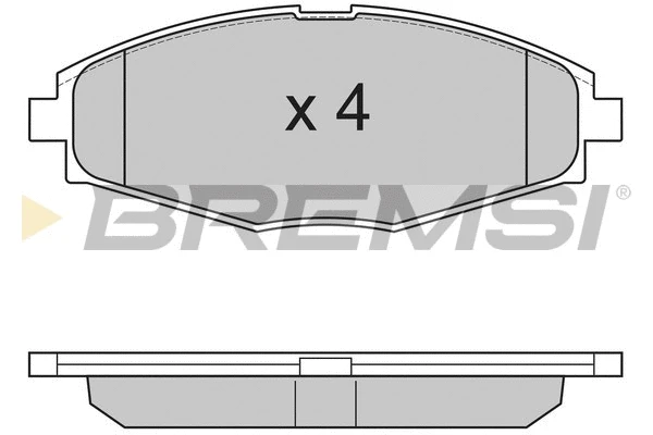Brake Pad Set, disc brake (BP2804)
