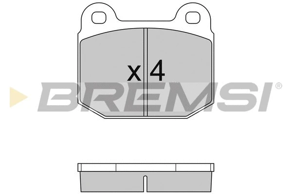 Brake Pad Set, disc brake (BP2085)