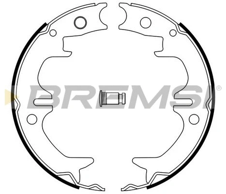 Brake Shoe Set, parking brake (GF0962)