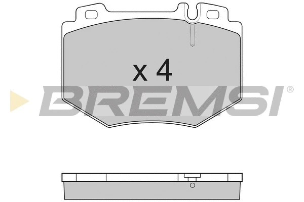 Brake Pad Set, disc brake (BP3166)